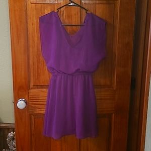Express xs purple dress